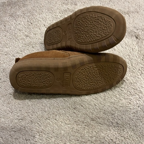 RJS Fuzzies Sheepskin Slippers House Shoes brown Mens Size 8 main image 12